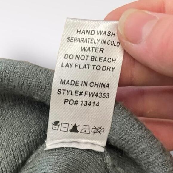 Fate Mock Neck Sweater Womens Small Ash Green‎ Fall Comfy Casual - Picture 7 of 8